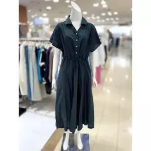 [하프클럽/]소고 세이브존01 허리 스트링 칼라넥 여름 원피스 AL2PA03