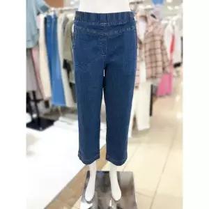 [하프클럽/]소고 세이브존01 여름 밴딩 스티치 와이드 청바지 AL2XA09_NV