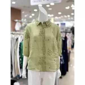 [하프클럽/]소고 세이브존01 여름 자수  블라우스 AL2BA57