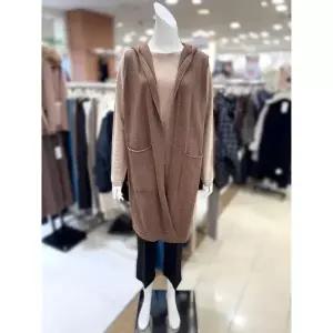 [하프클럽/]소고 세이브존01 후드 롱 니트 조끼 AI4VA50