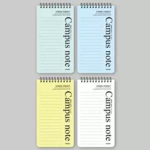 [문구/오피스] 두꺼운 상철 수첩 캠퍼스 색상랜덤 7P 휴대용 노트