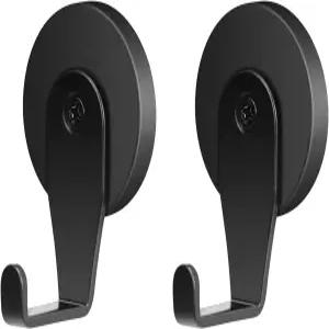 참고로 마그네틱 화환 걸이 냉장고용 후크가 달린 2팩 헤비 듀티 자석 금속 현관문용 크리스마스 장식 후크