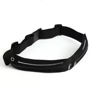 조깅 허리띠 경량 러닝 수납 스포츠 허리 가방 운동 피트니스 이어폰홀 스트레치 사이클링 스포츠용 운동용