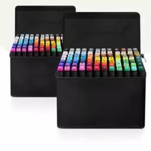 [문구/오피스] 60색 디자인 미술 드로잉펜 80색 마카세트 마카펜 드로잉펜 색연필 마카