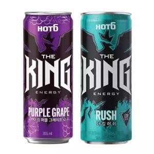 핫식스 더킹 355ml 퍼플 그레이프 6캔+러쉬 6캔.