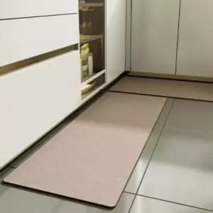 빨아쓰는소프트규조토발매트2종세트(브라운) 주방매트 주방발매트 부엌매트 부엌발매트 욕실매트