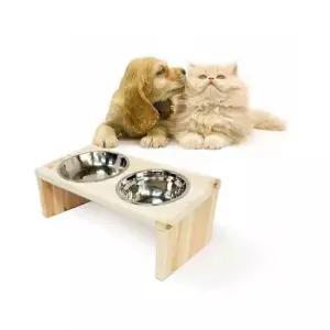 GDM 애견 식기 강아지 고양이 반려견 2구 애견밥그릇