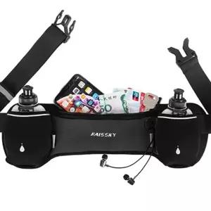 러닝 허리 가방 네오프렌 피트니스 슬링백 스포츠 허리 가방 포켓 물통 사이클링 가볍고 편안한 트레킹