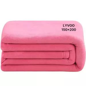 리부 극세사담요 담요 블랭킷 쇼파담요 캠핑블랭킷 무릎담요 캠핑담요 블랑켓 밍크담요 핑크 150x200