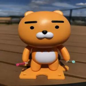 완성품 카카오프렌즈 하트 펜라이트 라이언 피규어 [AWI4989]