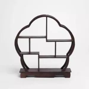 미니선반 매화 다관 원목 찻잔 장식장/ 아트피플-F04