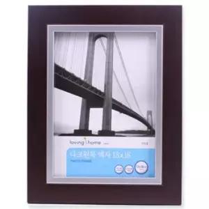 다크원목액자5x7(S)13x18cm 탁상 책상 스탠드 장식 인테리어