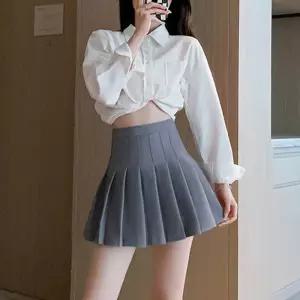 여자 골프 테니스 미니 숏 스커트 주름 플리츠 코디 uJA7+9MMr