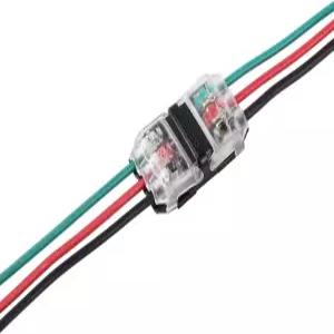 브라이트포 12팩 퀵 솔더리스 와이어 스플라이스 커넥터 양방향 3핀 자동차 20-24 AWG 장착 가능