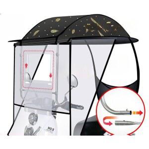 방수 캐노피 전기바이크 스크린 그늘막 윈드스크린 일반형 천막 햇빛 차양 지붕 오토바이