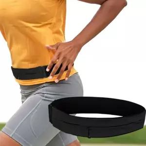 조깅 허리띠 멀티 힙색 운동용 스포츠 허리 가방 수납 야간 슬림 피트니스 웨이트 신축성 경량 여행 레저