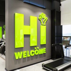 벽스티커 벽장식 대형스티커 데코 게스트하우스 시트지 모던 카페 여행 고양이 헬스