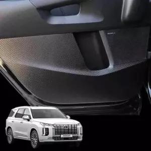 자동차도어몰딩 팰리세이드 도어커버 블랙 카본 스크래치몰딩