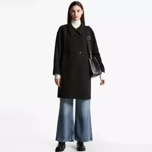 타미힐피거 TOMMY HILFIGER 울 텍스처 퍼넬 넥 코트 T22F7WCT080WT1 702935