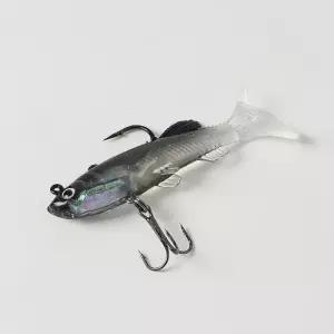 갈치 웨이트훅 쉐드웜 루어 배스낚시 다크그레이 지그