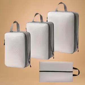 여행용 압축팩 압축파우치 4종세트 60% 공간확보 이너 Rfg2+6LCW