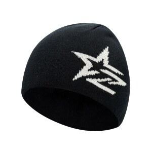 2THESTARS 비니 모자 겨울 니트 클래식 로고 스컬 캡 유니 따뜻한 남성 및 여성용 추운 날씨용