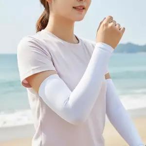 냉감토시 자외선차단 여름 쿨토시(화이트) 썬웨어