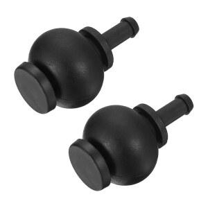 RC 쿼드콥터 FPV 짐벌 카메라 검은색 진동 고무 x 흡수 충격 35mm / 21mm 감쇠 2팩 공 마운트용