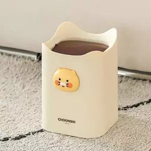 온더벨라 캐릭터 스윙휴지통 탁상용 미니 쓰레기