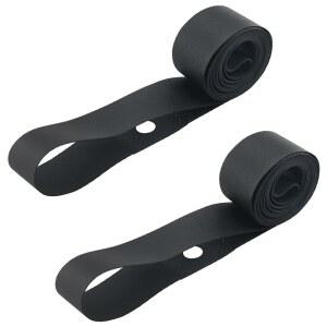 ZZLZX 2PCS 블랙 자전거 길이 스트립 탄성 스트랩 26인치 나일론 바이크 데드