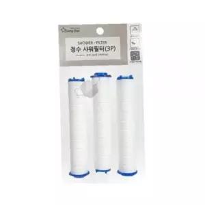 위생적인 정수 샤워기 필터 3P 샤워헤드 샤워필터