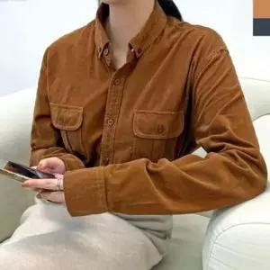 [의류] 여자코듀로이골덴남방