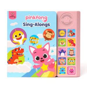 Pinkfong 싱어롱 사운드 북 | 프리미엄 10 버튼 읽기 및 노래, 음악 노래 학습 교육 장난감, 를 위한 선물