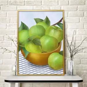 풍수그림 사과그림 액자 돈들어오는 A3 2APP6
