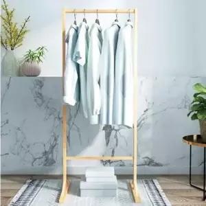 [생활] 폭좁은 행거 미니 심플형 원목 나무 스탠드 옷걸이