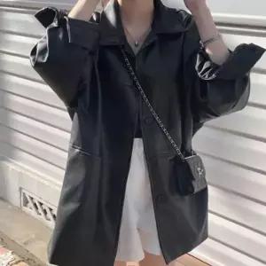 [옷은날개] 오버핏 라이더 자켓 카라넥 아우터 포인트룩