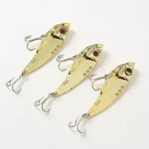 3p세트 갈치 루어낚시 메탈지그 바이브 메탈 18g 골드