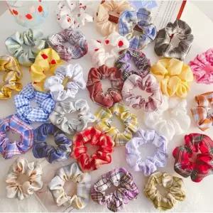 [리즈자나] 12종 미니 스크런치 곱창 밴드 머리끈 헤어끈 무료배송