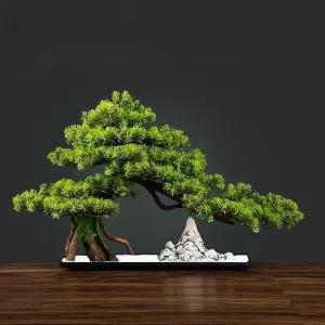 인조 소나무 분재 소형 인조나무 장식품 카페 식물 인테리어