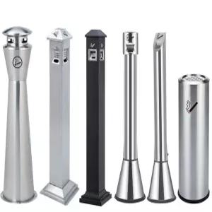 실외 스탠드 재떨이 꽁초함 야외 쓰레기통 로비 스테인레스 재털이 스테인리스