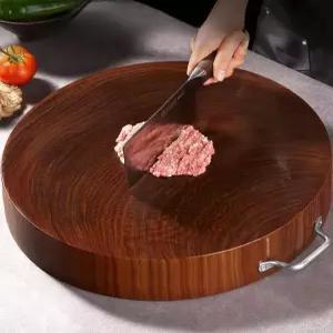 원형 나무 도마 대형 주방 캠핑용 우드 원목 손질 중식 정육점 업소용
