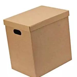 [생활] 크라프트 상자 정리함 사각 수납 박스 다목적 종이