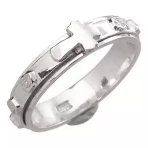 천주교반지 스꼬띠나 천주교 묵주 은반지(국내제조)