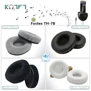 KQTFT 원형 모양 Fostex TH-7B 헤드셋 이어 패드 귀마개 커버 쿠션 컵 용 교체 용 이어 패드 듀얼