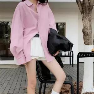 [옷은날개] 핑키 베이직 오버핏 셔츠 셔츠