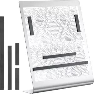 플루트산 마그네틱 크로스 스티치 패턴 홀더 12 x 10 인치 대형 용품 및 액세서리 뜨개질 차트 키퍼(브래킷