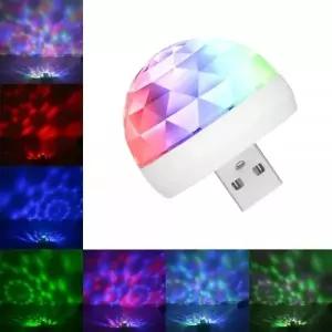 ( )간단파티조명 USB미러볼 차량용미러볼