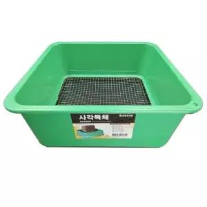 사각 묵채 스탠망 채망 우무가사리 프라스틱