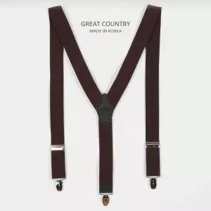 클래식 서스팬더 멜빵 밤색 서스펜더 넥타이 남자벨트 남자멜빵 남자정장