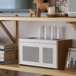 공유기 정리함 가리개 케이스 수납함 모뎀 셋탑 셋톱박스 케이블 보관 숨기기 TV 와이파이